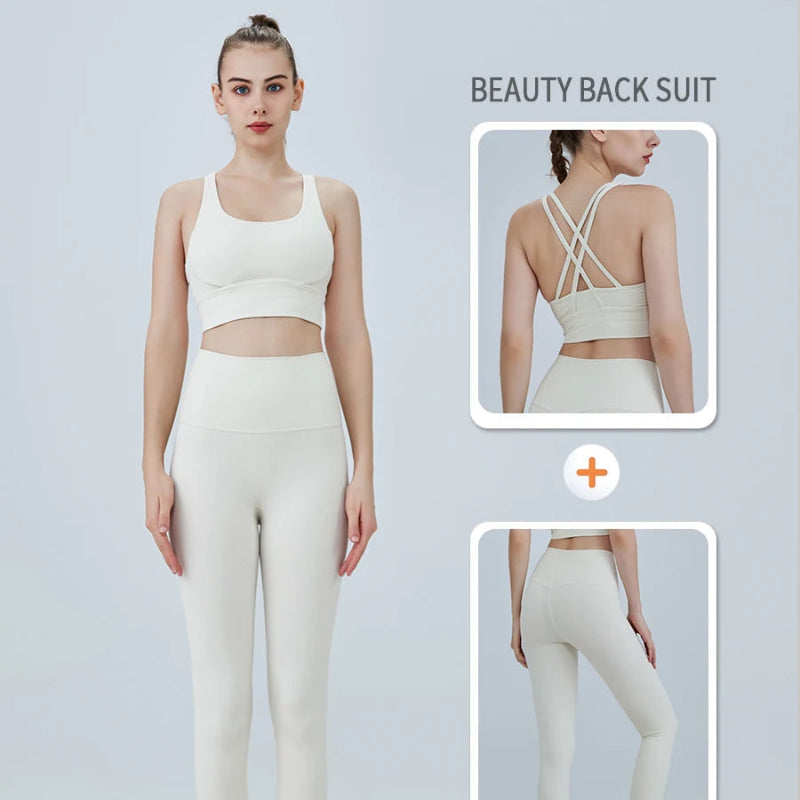 Push-Up Sports Bra & Leggings Suit