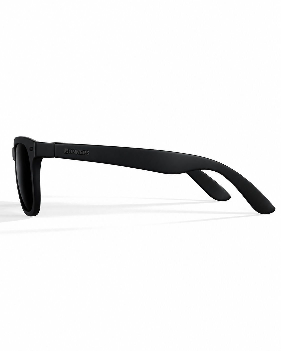 Blackout Square Running Sunglasses - Polarized UV400 for Men & Women