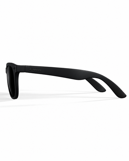 Blackout Square Running Sunglasses - Polarized UV400 for Men & Women