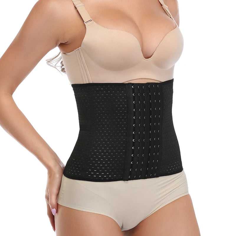 Steel Boned Corset Waist Trainer