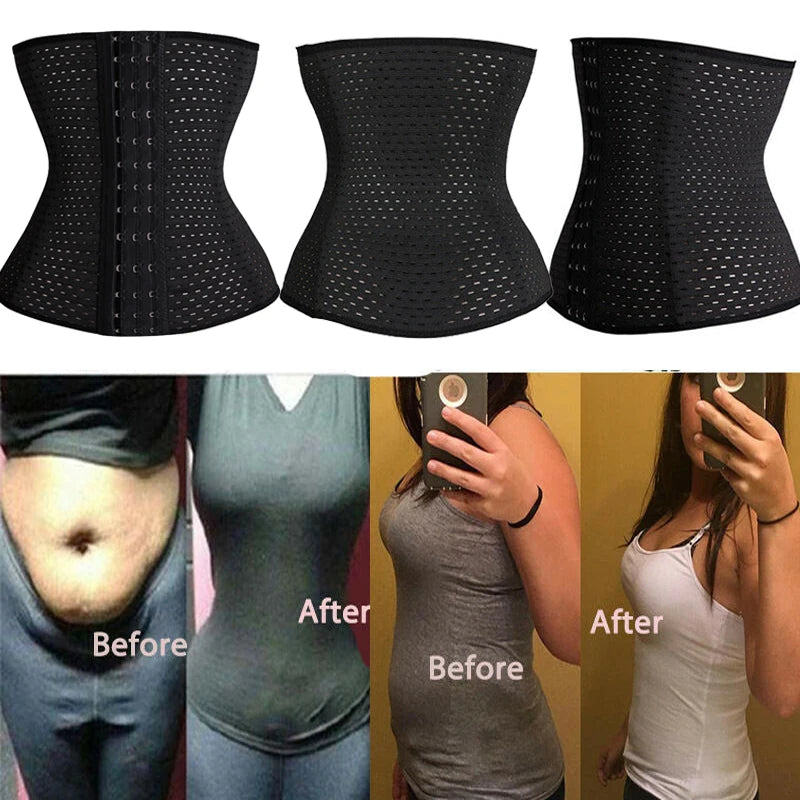 Steel Boned Corset Waist Trainer