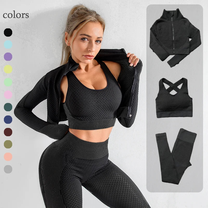 3-Piece Seamless Workout Set