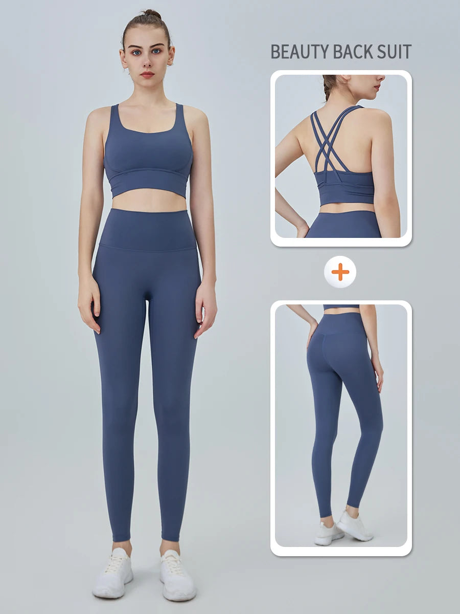 Push-Up Sports Bra & Leggings Suit