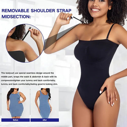 Off Shoulder Tummy Control Body Shaper