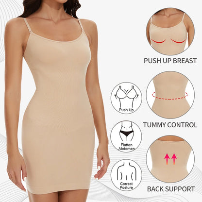 Seamless Shapewear Control Slips