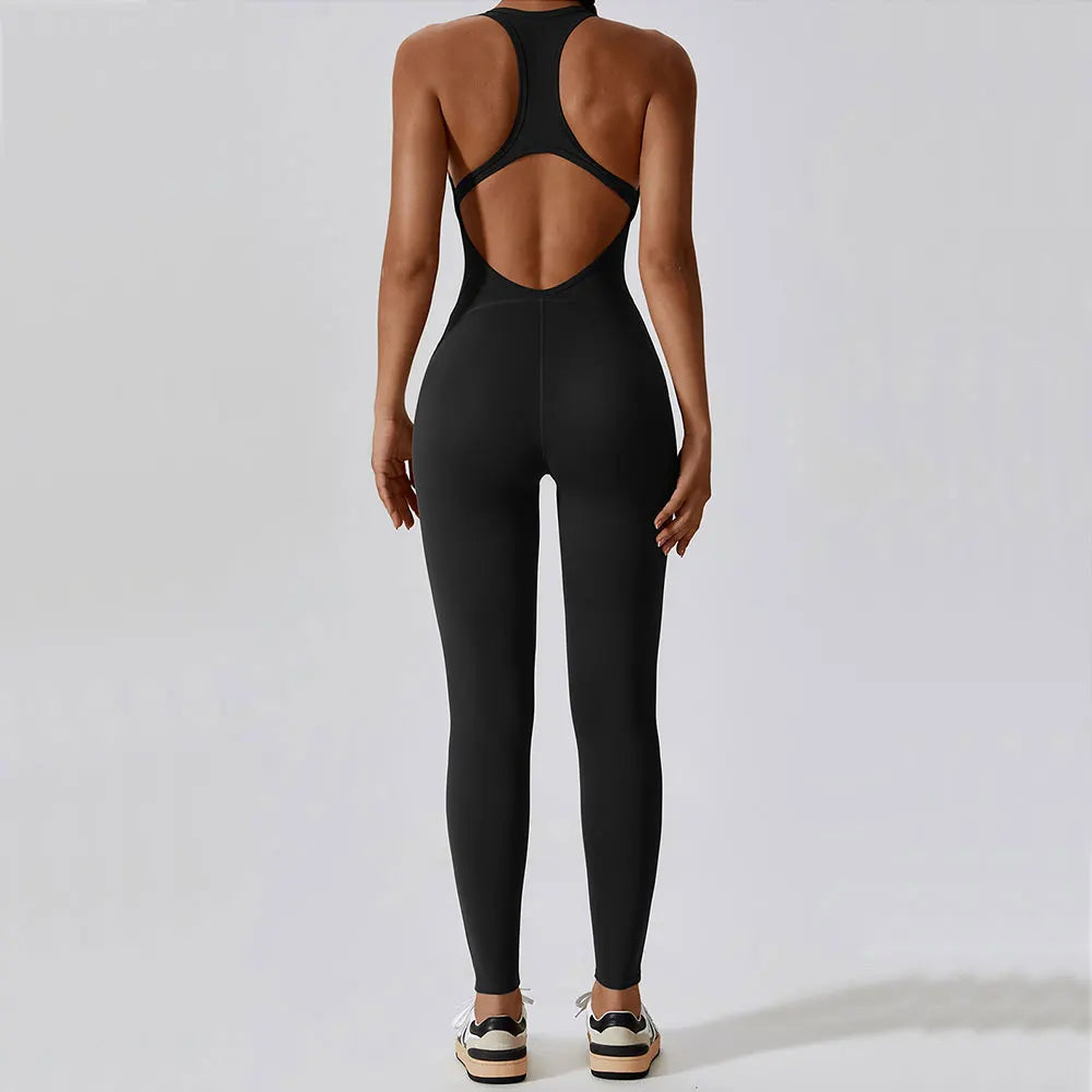 Push-Up Fitness Workout Jumpsuit