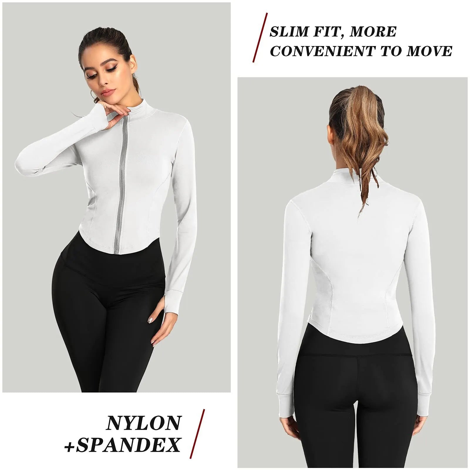 Women's Long Sleeved Fitness Jacket