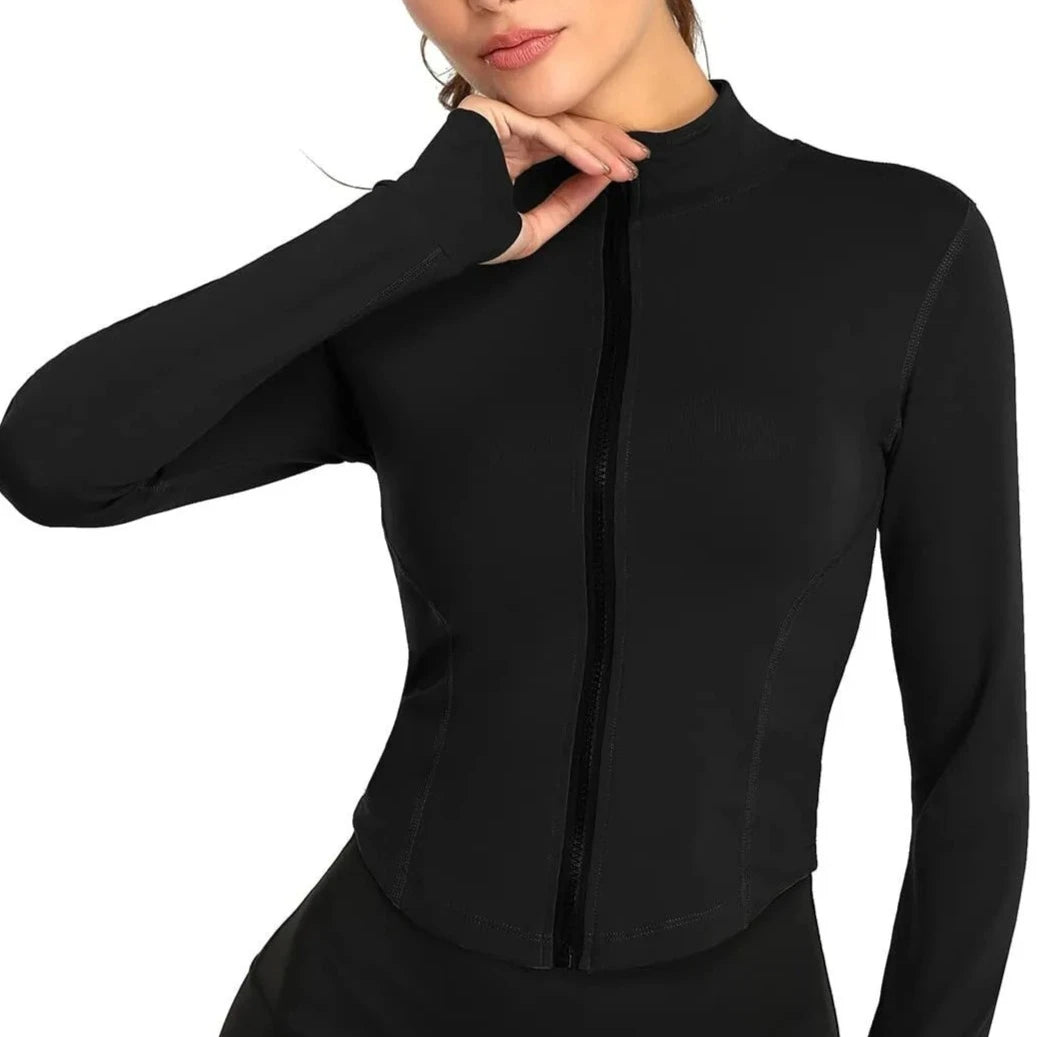 Women's Long Sleeved Fitness Jacket