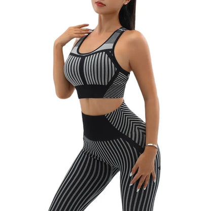 2-Piece Crop Top & High Waist Activewear