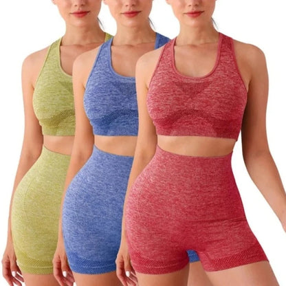 Multi-Color Seamless Activewear Set