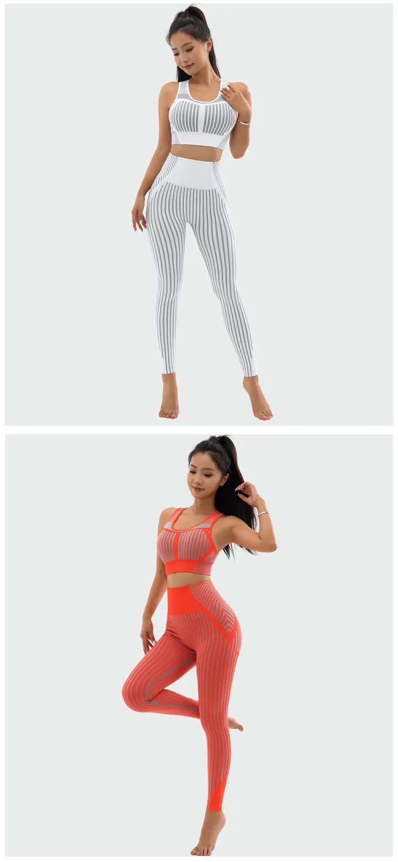 2-Piece Crop Top & High Waist Activewear