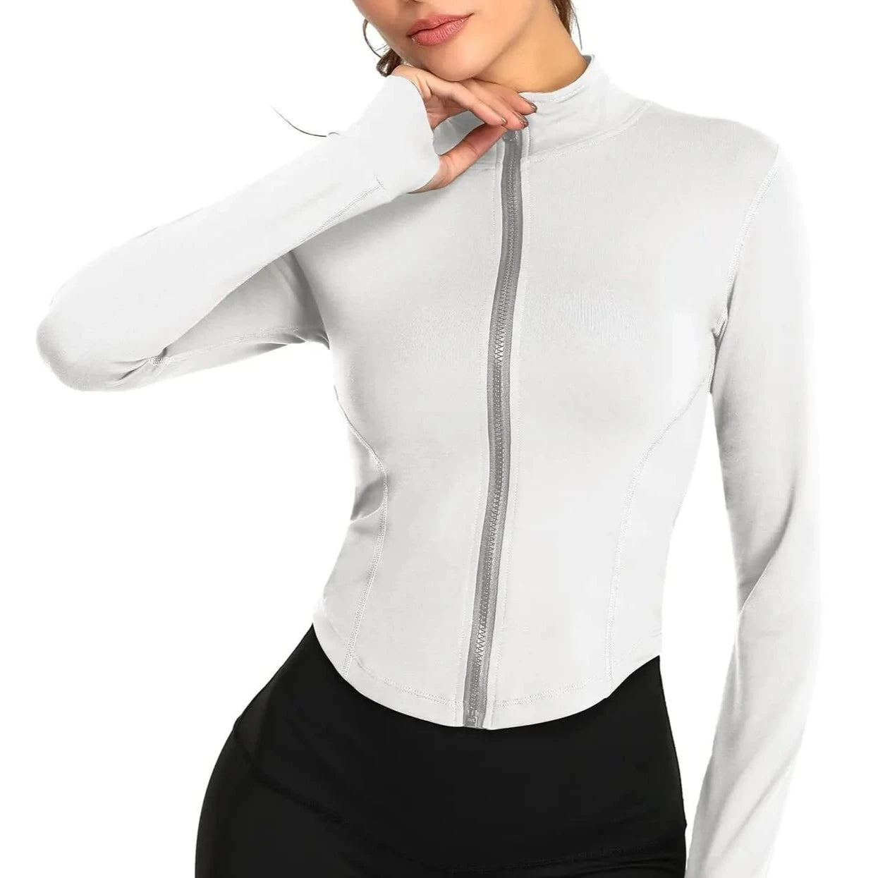 Women's Long Sleeved Fitness Jacket