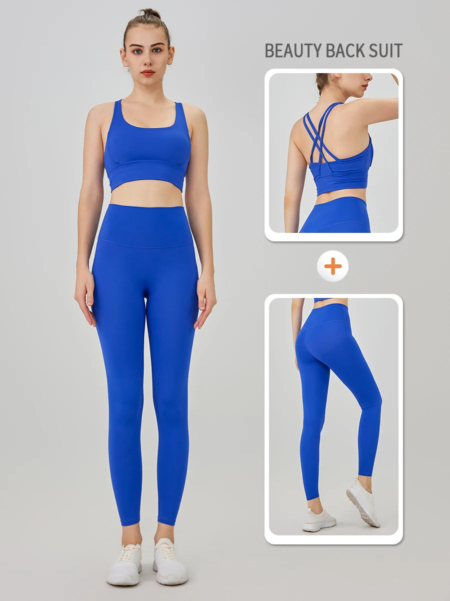 Push-Up Sports Bra & Leggings Suit