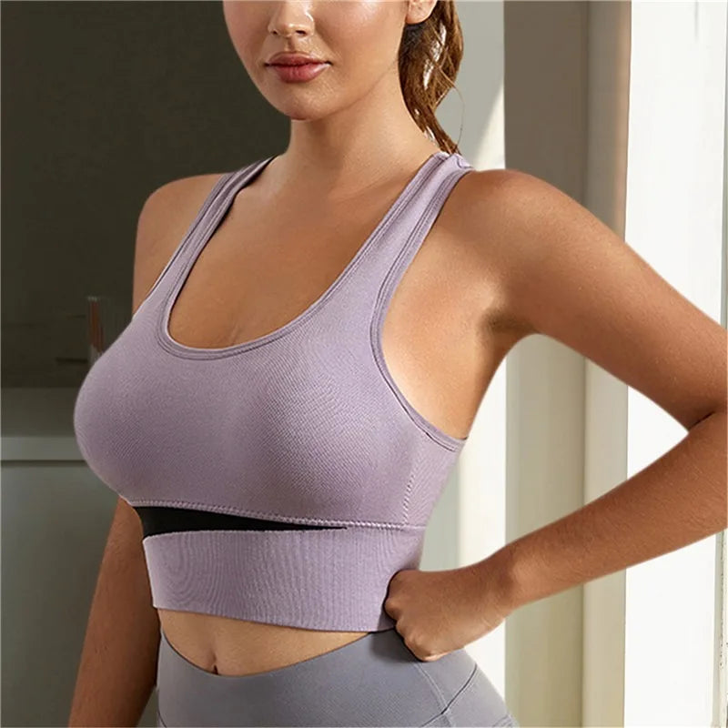 Seamless Padded Bralette Fitness Top