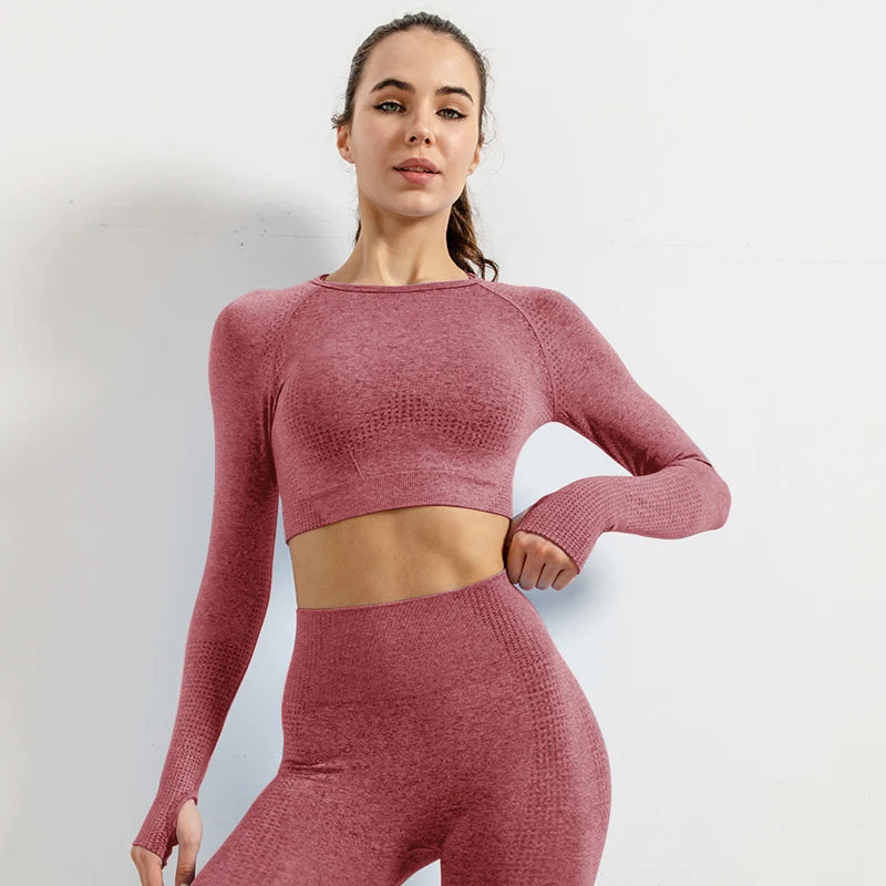 Long Sleeve Padded Activewear Top