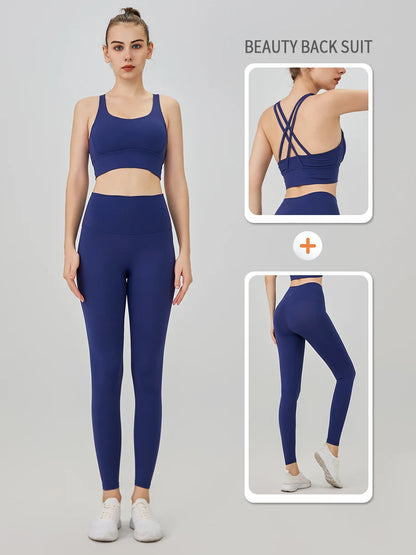 Push-Up Sports Bra & Leggings Suit