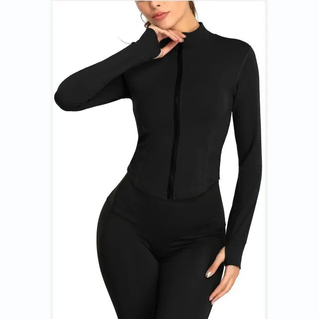 Women's Long Sleeved Fitness Jacket