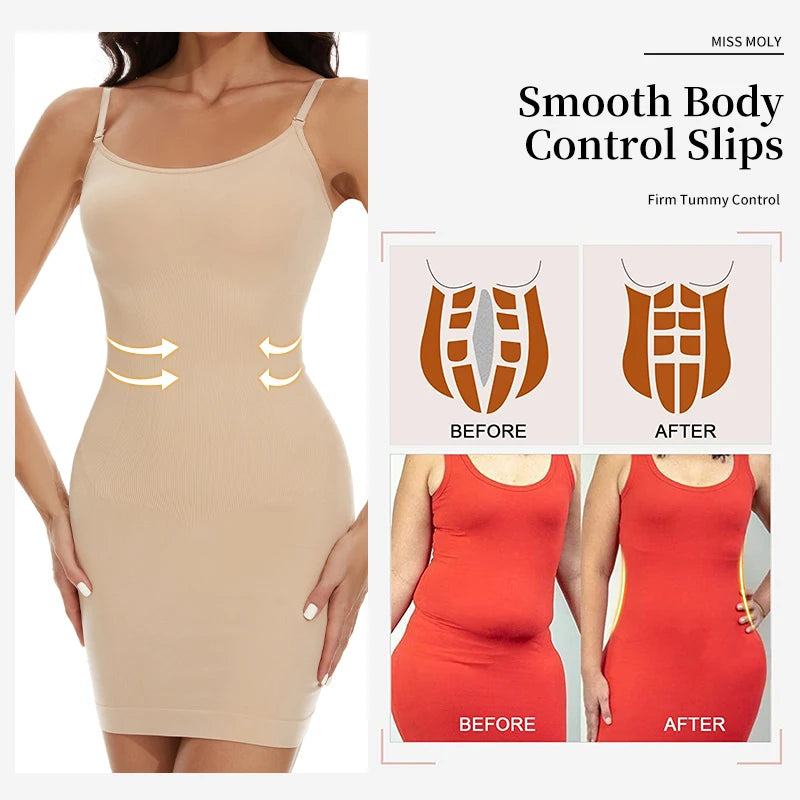 Seamless Shapewear Control Slips