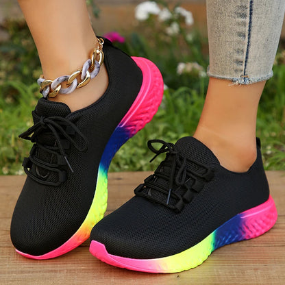 Non-Slip Lace Up Tennis Shoes