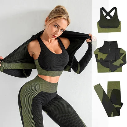 3-Piece Seamless Workout Set