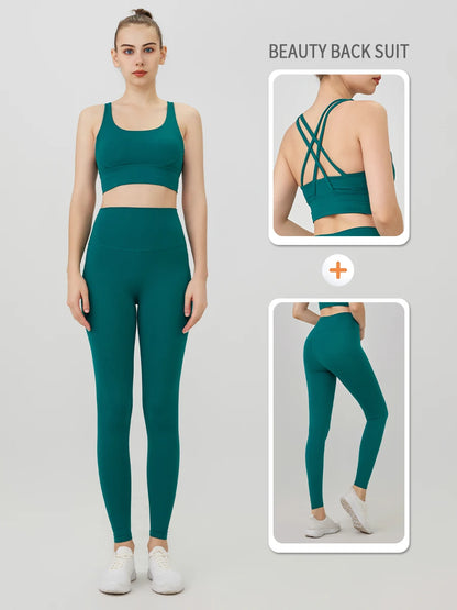 Push-Up Sports Bra & Leggings Suit