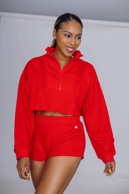 Cheeky Short Set - Red