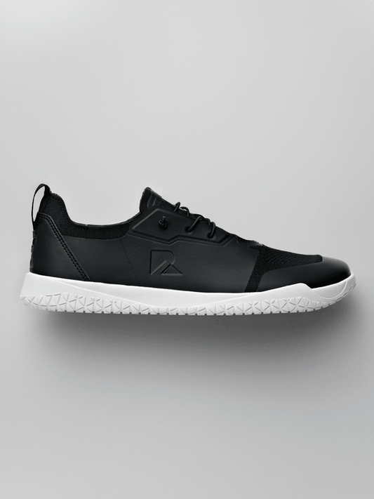 Barefoot Training Shoes Zero Drop - Black | Wide Toe Box Minimalist Trainer