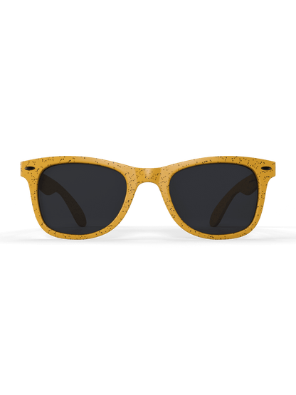 Yellow Square Sport Sunglasses - Polarized UV400 for Men & Women