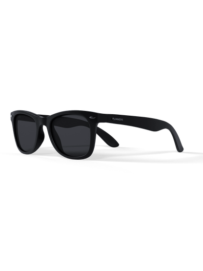 Blackout Square Running Sunglasses - Polarized UV400 for Men & Women