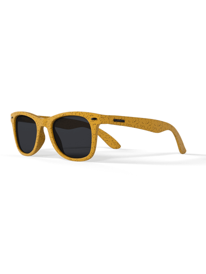 Yellow Square Sport Sunglasses - Polarized UV400 for Men & Women